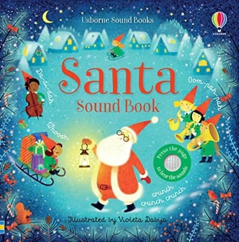 Livre de Noël Interactif Père Noël : 6 Mélodies Festives pour Bébé