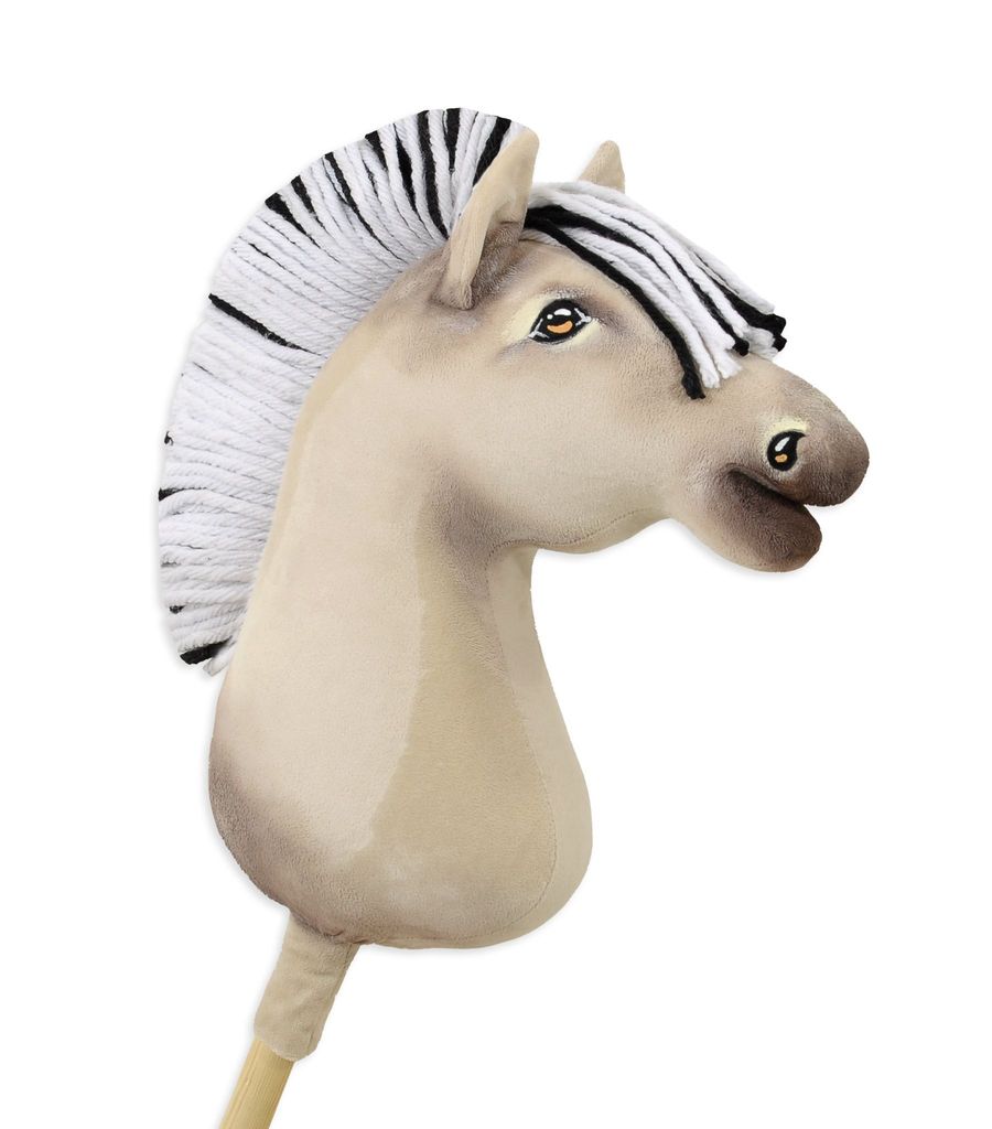 Hobby Horse Large Premium Steckenpferd - Fjordpferd A3