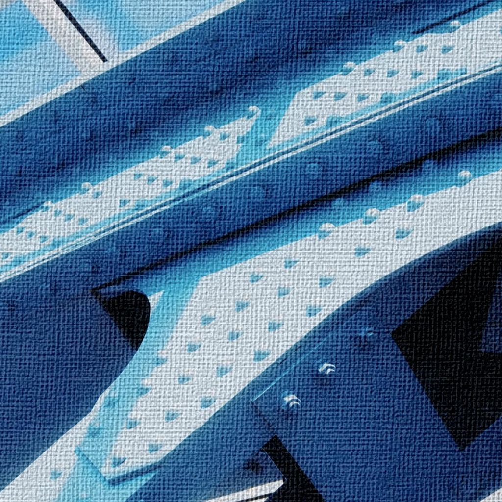 Moderne abstrakte Konstruktion - Leinwandbild auf Holzrahmen 140x100 cm