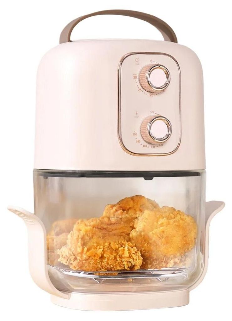 Heißluftfritteuse aus Glas - Airfryer - Volumen 2,5 l - Produktbild 