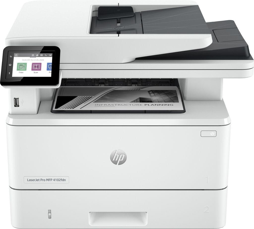 HP LaserJet Pro MFP 4102fdn - Multifunktionsdrucker - s/w - Produktbild 