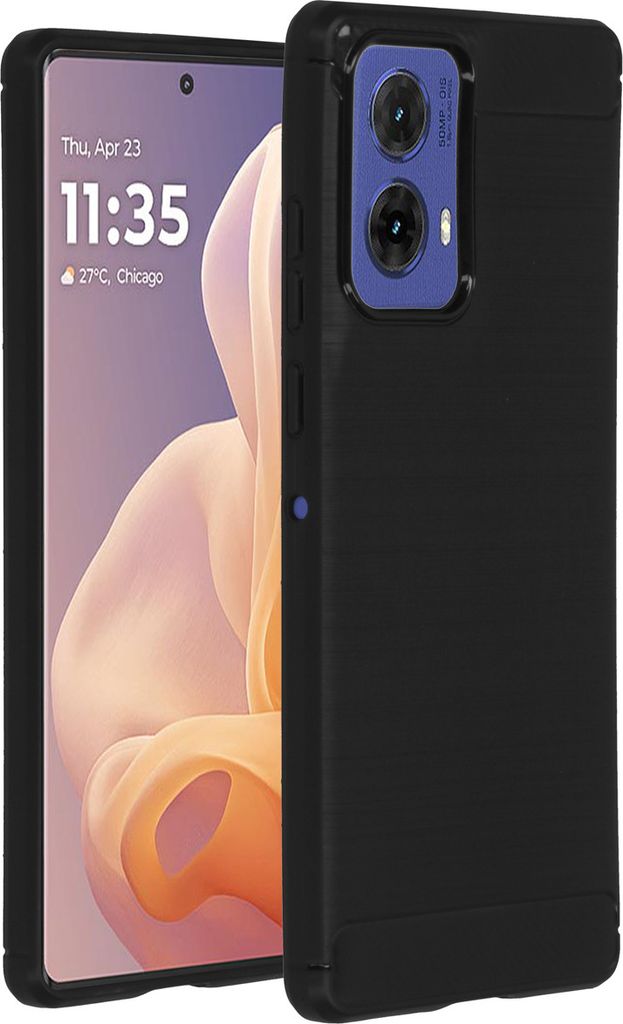 Motorola Moto G85 Hülle - Silikon - imoshion Soft Case/Backcover - Schwarz