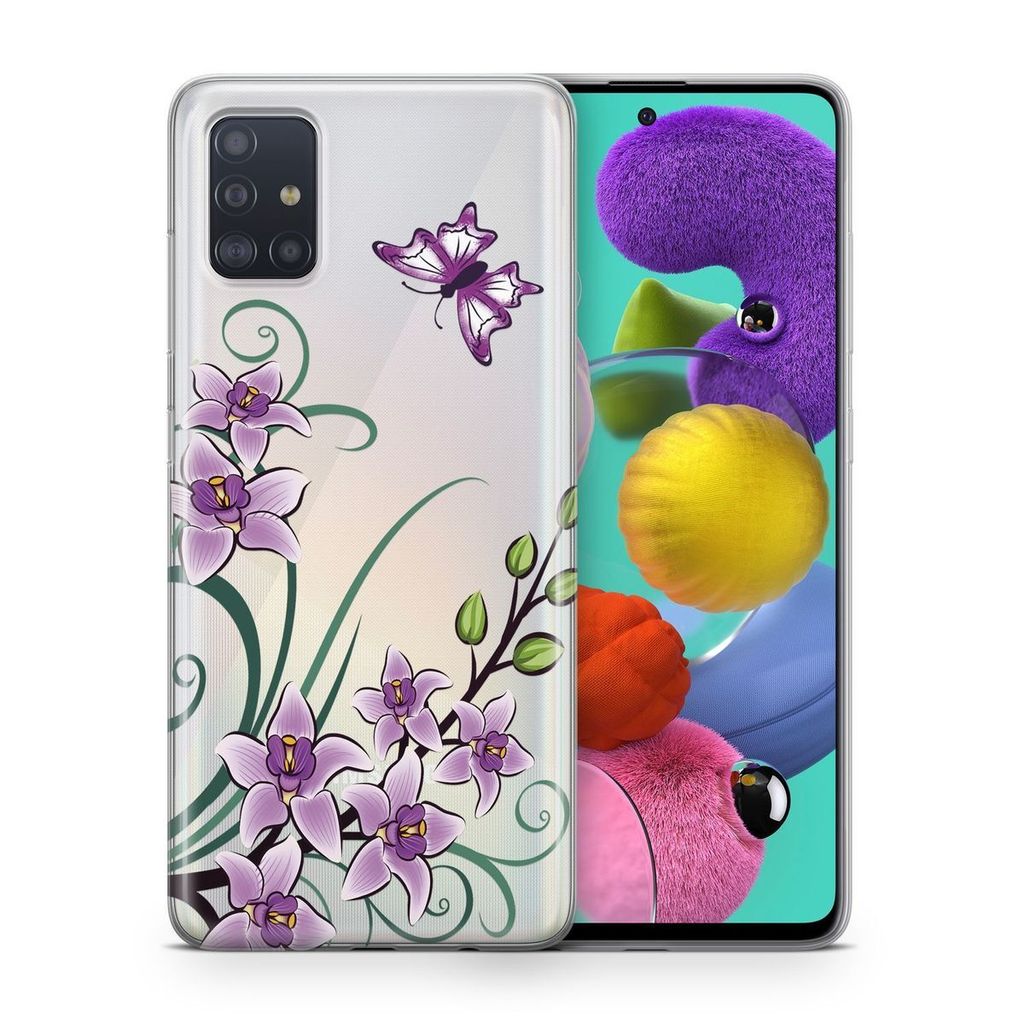 Handyhülle Schutzhülle für Samsung Galaxy S4 Mini Case Cover Tasche Bumper Etuis TPU, Modell:Samsung Galaxy S4 Mini, Motiv auswählen:Lotusblume