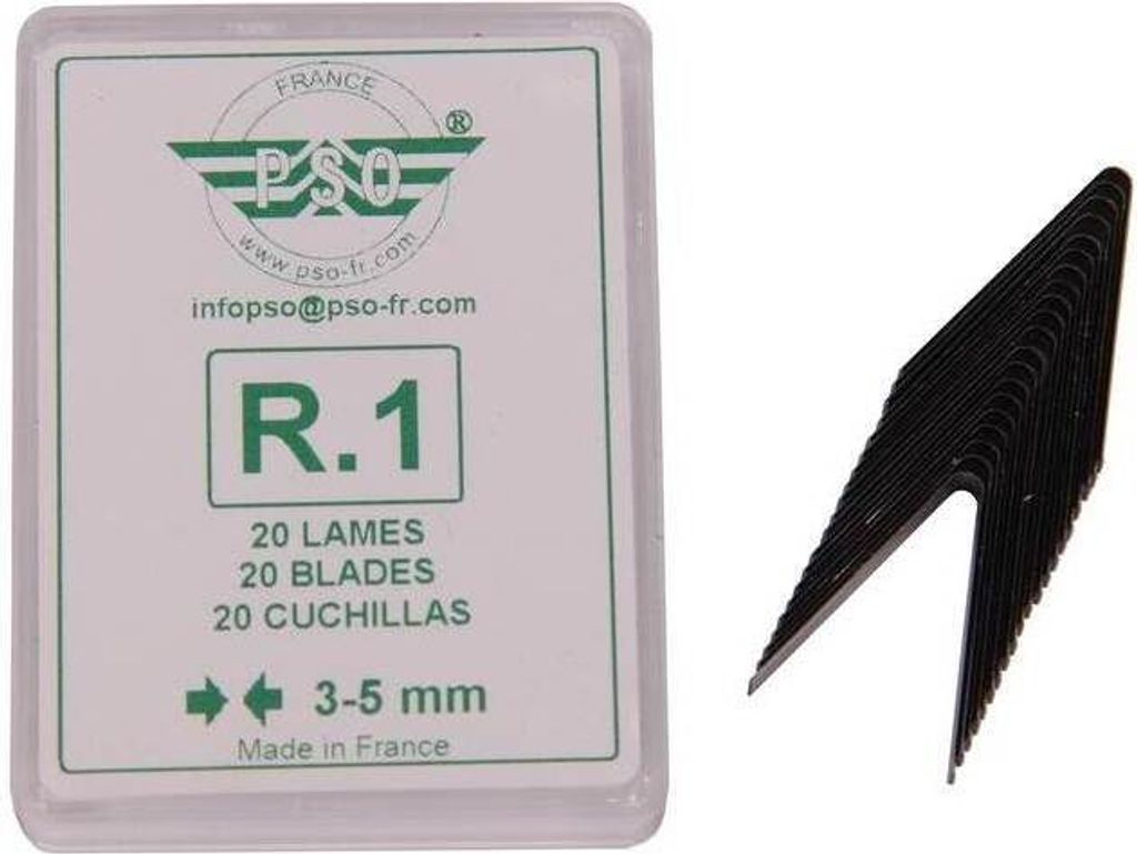 Ersatzklingen R1 Reifenprofilschneider Schneideklingen 20 Stück Stahl Klingen