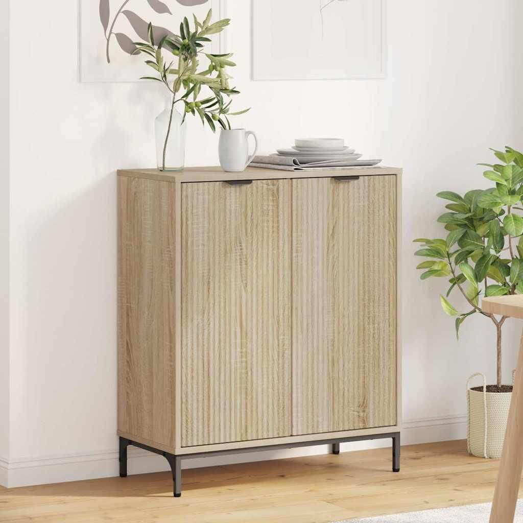 Maison Exclusive - Sideboard Sonoma-Eiche 69,5 x 33 x 82 cm Holzwerkstoff