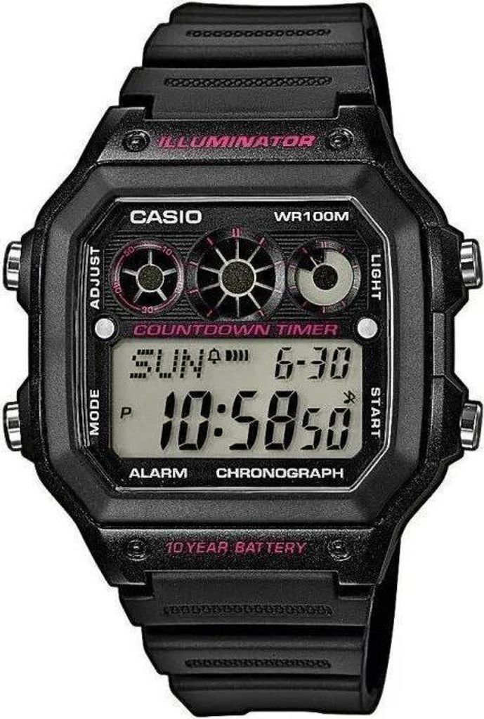 Herenuhren Casio AE-1300WH-1A2VDF Productafbeelding 