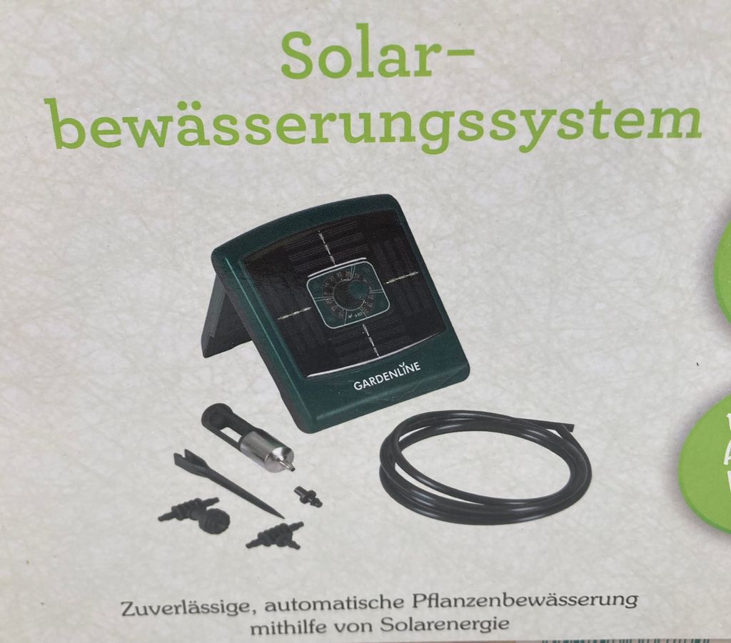 Gardenline Solar Bewässerungssystem Solarbewässerungssystem Produktbild 2