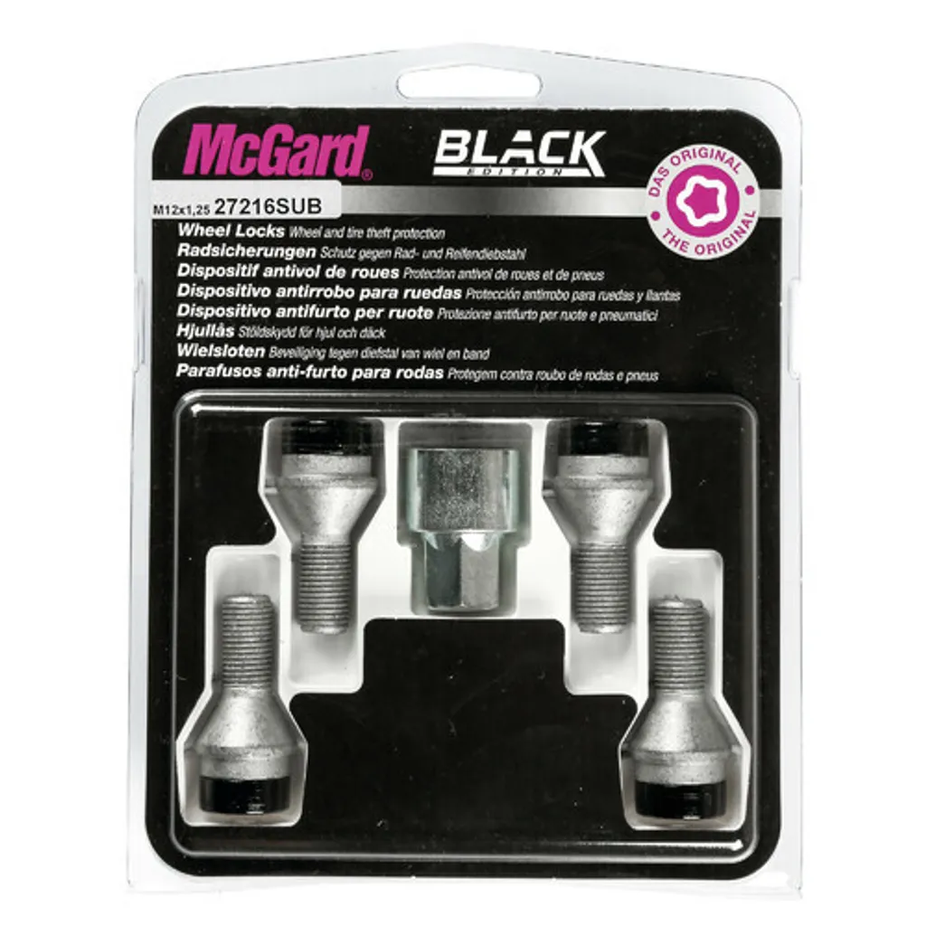 Sécurisez vos Jantes avec McGard A010 Black Edition Jeu de Boulons Antivol