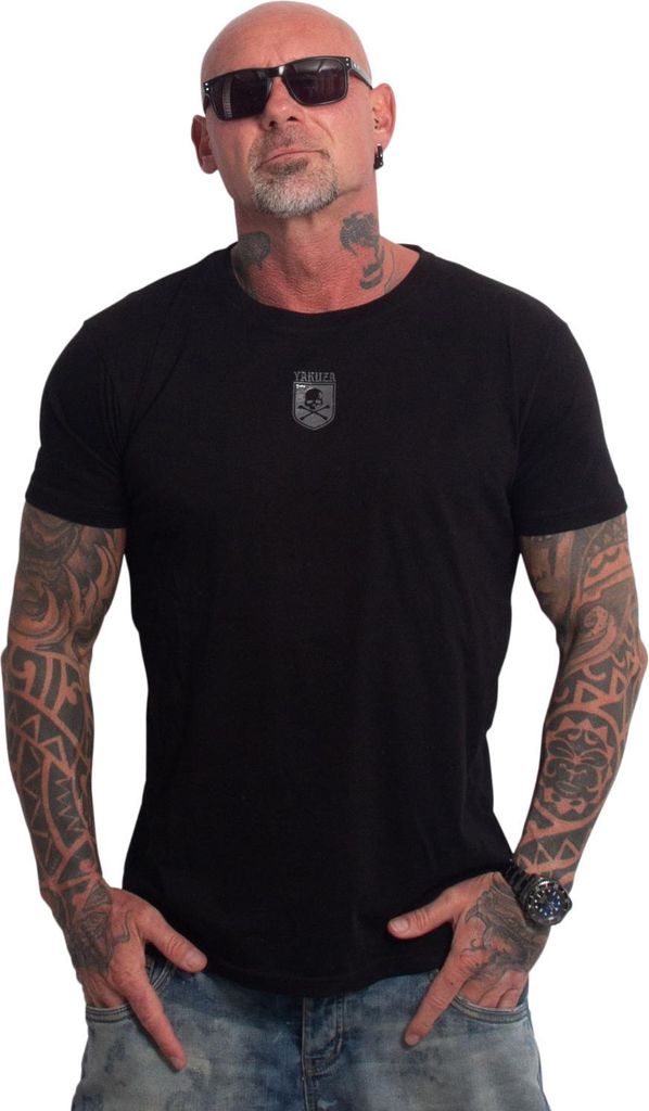 Yakuza Herren Just Regular Basic T-Shirt, Schwarz, XL