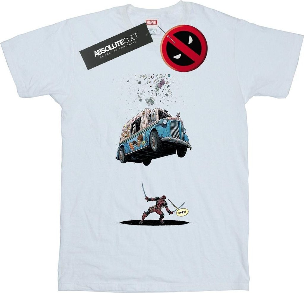 Marvel - T-Shirt für Damen BI20615 (3XL) (Weiß)