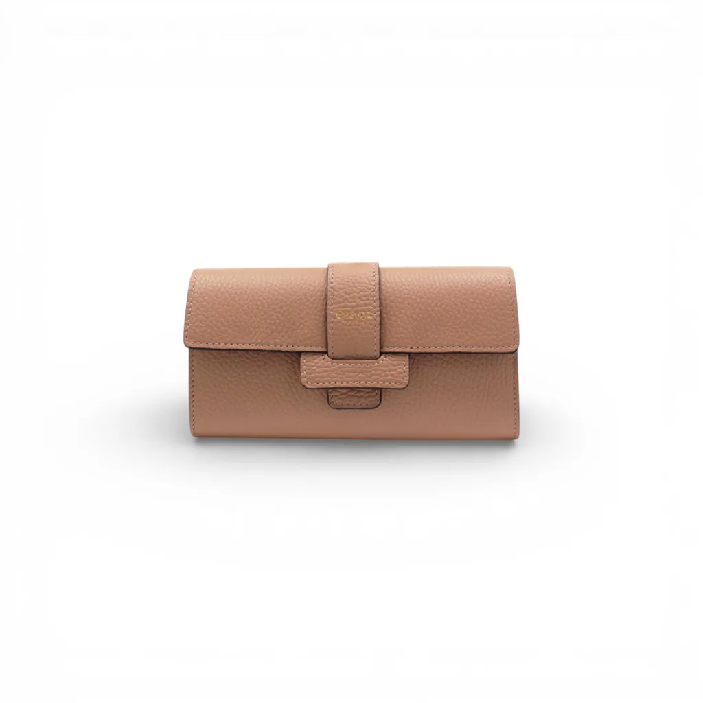 Rangez Tout avec Style : Portefeuille Dean Rose Poudré Cheval Firenze