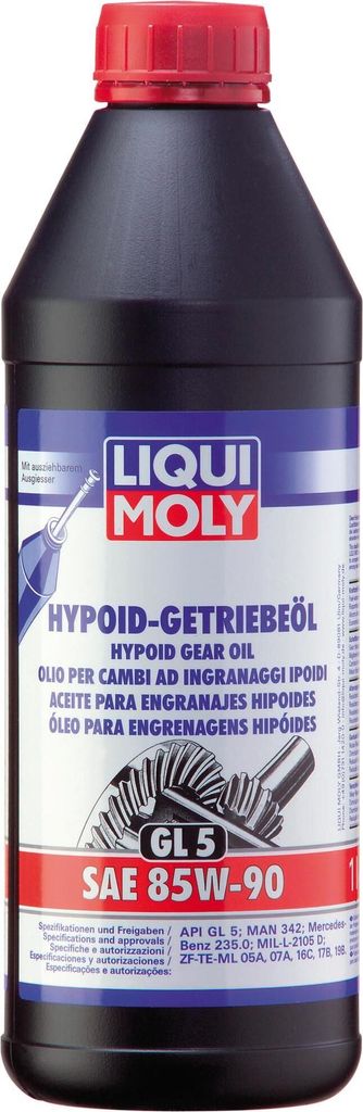 LIQUI MOLY Getriebeöl "GL 5"  SAE 85W-90 1 l Flasche Produktbild 