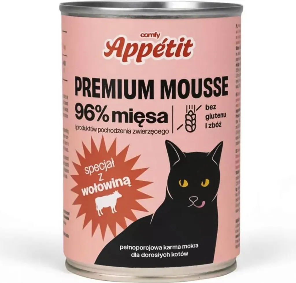 Aquael Comfy Appetit Manzo 400g | Dieta Naturale per Gatti Adulti