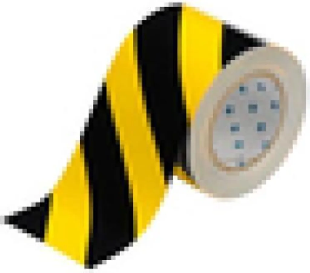 Nastro Adesivo Industriale Brady 104377 ToughStripe Nero-Giallo 30m