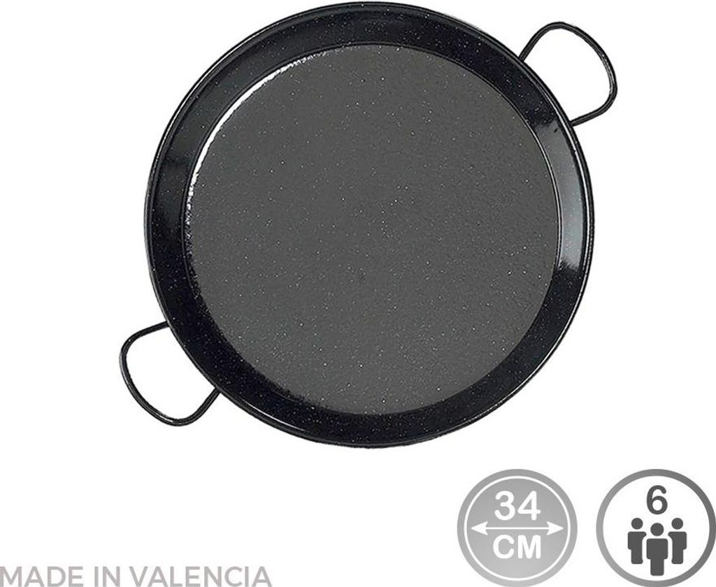 Poêle Paella émaillée ø34cm Acier émaillé, Idéale 6 Image du produit 