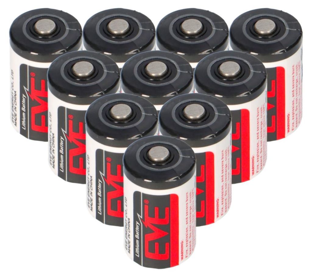 10x EVE Lithium 3,6V Batterie ER14250 1/2 AA ER 14250 Produktbild 