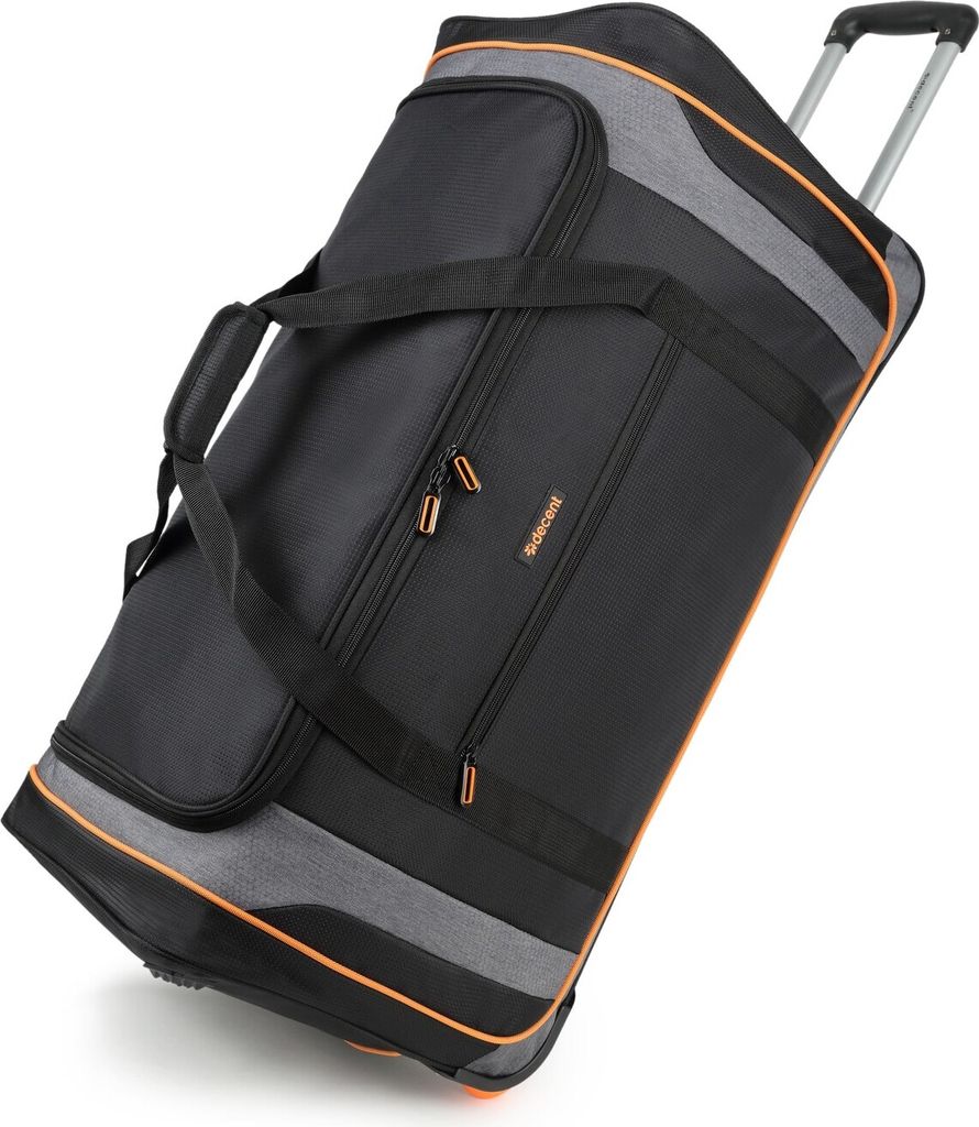 Flexplus Rollenkoffer Schwarz/Orange 75X34X36 CM