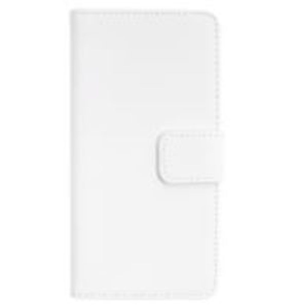 Book Case Handyhülle für Huawei P7 Weiß Lederhülle Schutztasche