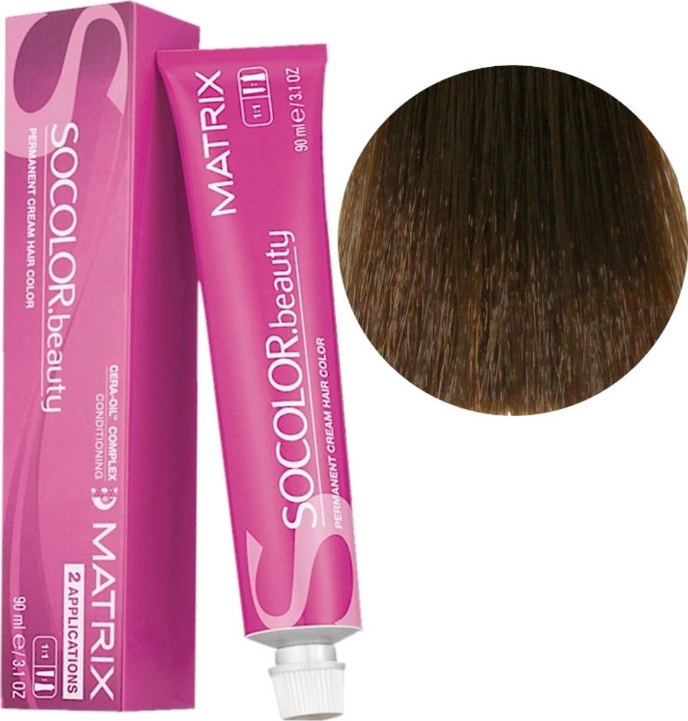 Socolor Pre-Bonded Permanent Hair Color 6N 90ml Produktbild 2