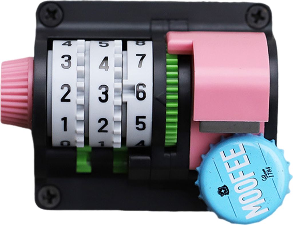 Magnetischer Flaschenöffner zum Zählen, an der Wand montierter Flaschenöffner für die Biertheke, vielseitiger Getränkeöffner, Werkzeug zur Ge...