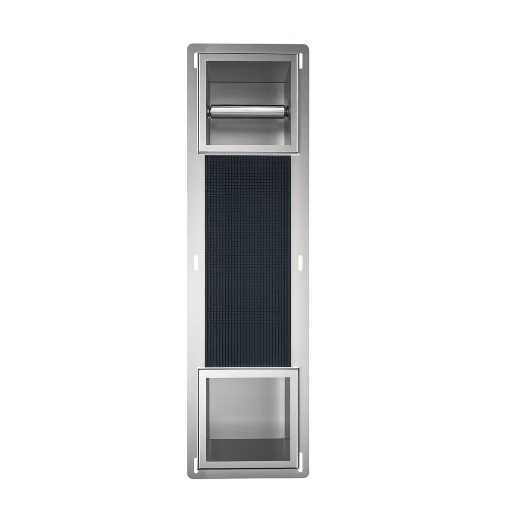 Optimisation Espace WC : Support Encastrable Papier Toilette et Stockage
