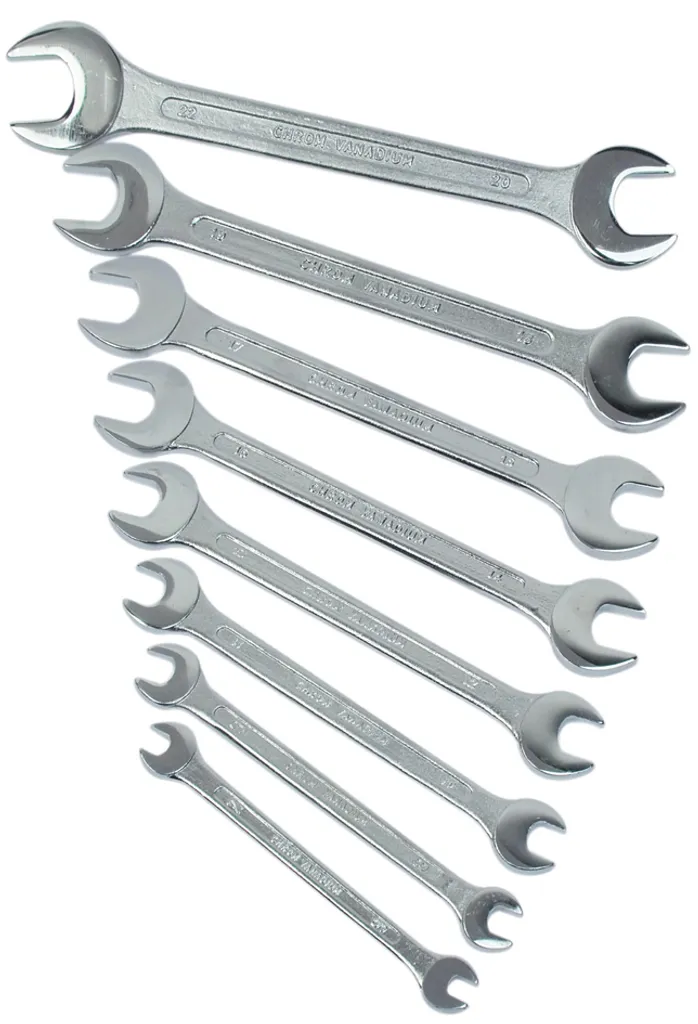 Mannesmann 110-08 Set Chiavi Fisse 8 Pezzi in Acciaio Cromo Vanadio
