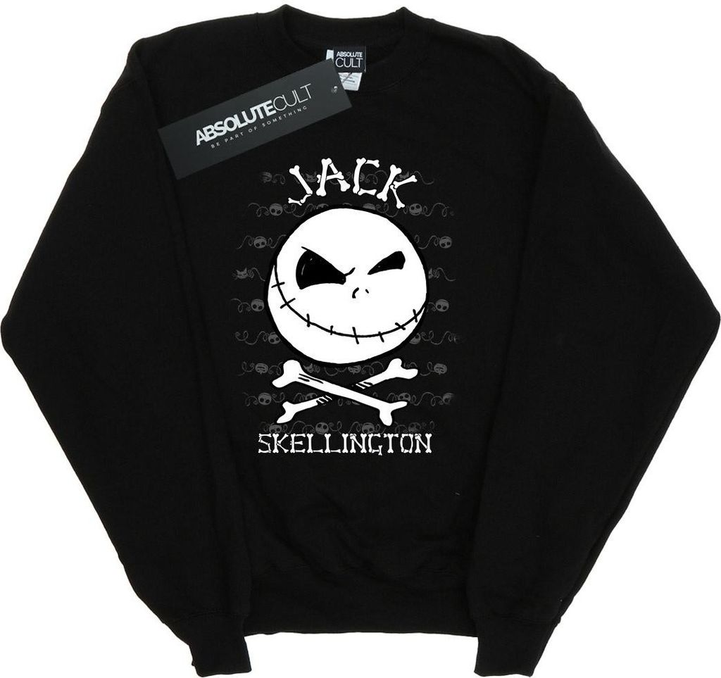 Disney - "Nightmare Before Christmas" Sweatshirt für Damen BI31735 (XL) (Schwarz)