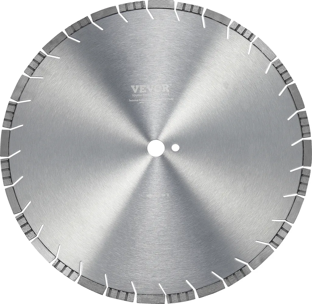 Lame diamantée 45 cm avec segments de 12 mm pour une coupe ultra longue