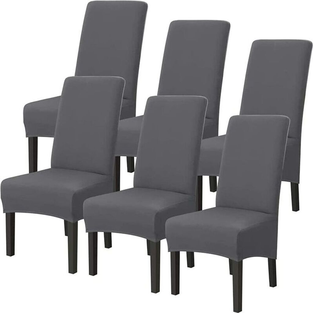 Stuhlhussen-Set (2er) – Dehnbar, Waschbar, Staubabweisend Für Esszimmerstühle
