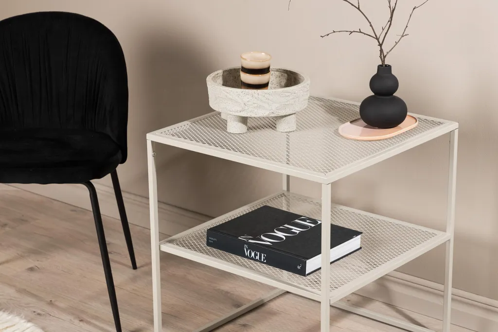 Table basse beige Netz - Table d'appoint compacte pour gagner de l'espace - 10