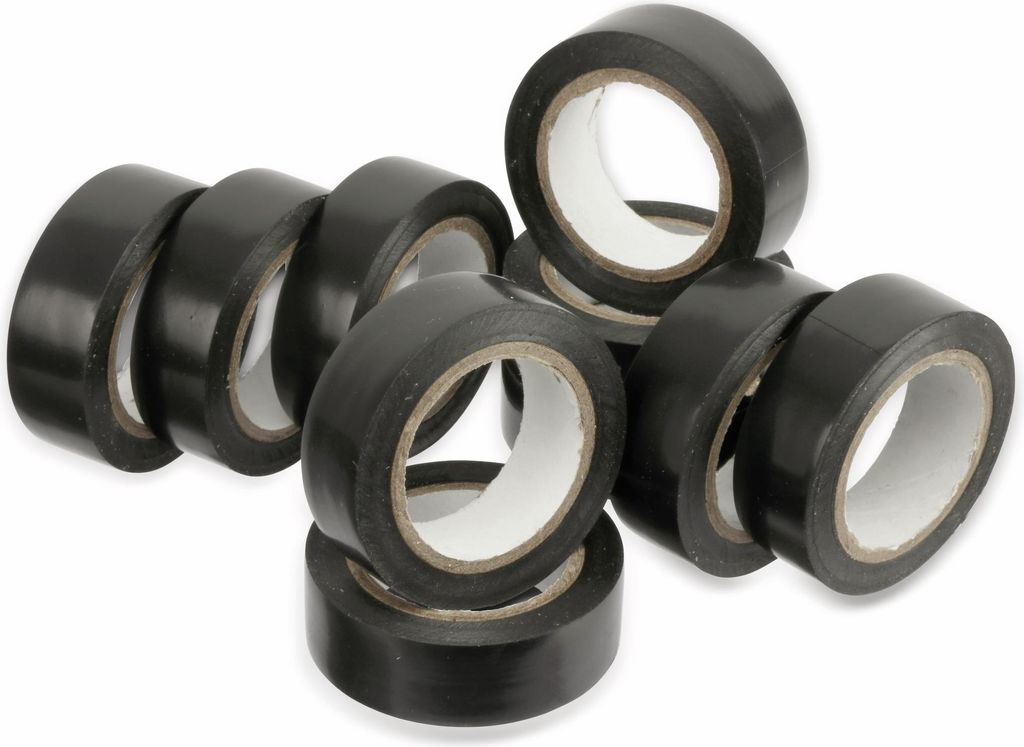 KINZO Isolierband, 18x10000 mm, PVC, 10 Stück Produktbild 