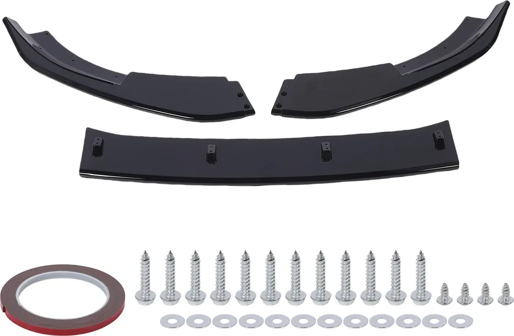 Solution Look Bas de Caisse pour MK6 GTD 2008-2012 - Splitter Noir 3 Pièces