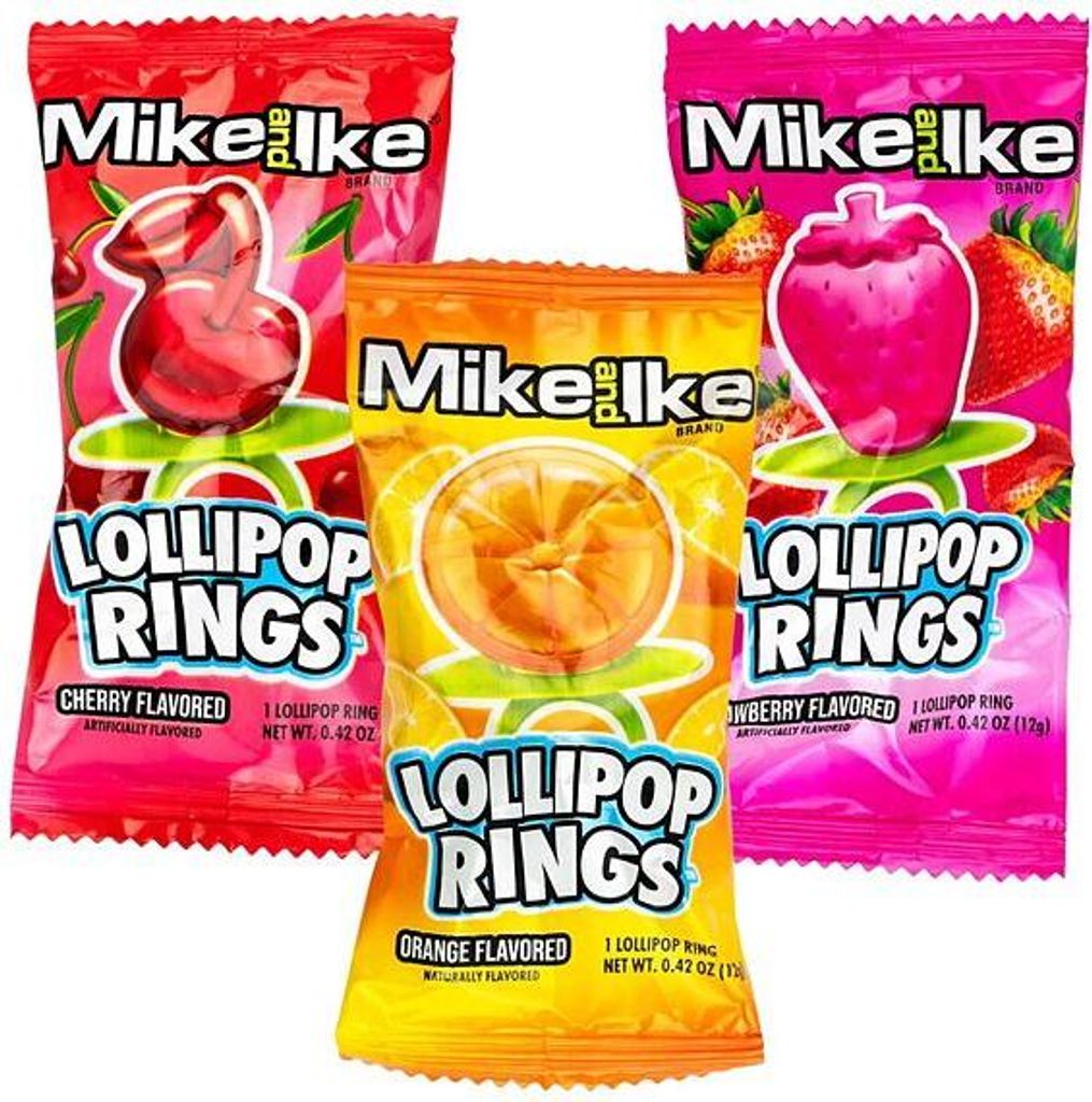 Mike and Ike Lollipop Rings 12g Produktbild 