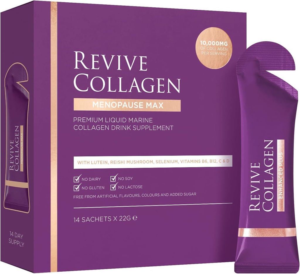 Revive Collagen Menopause Max Getränkepulver 10.000 mg – 14 Produktbild 