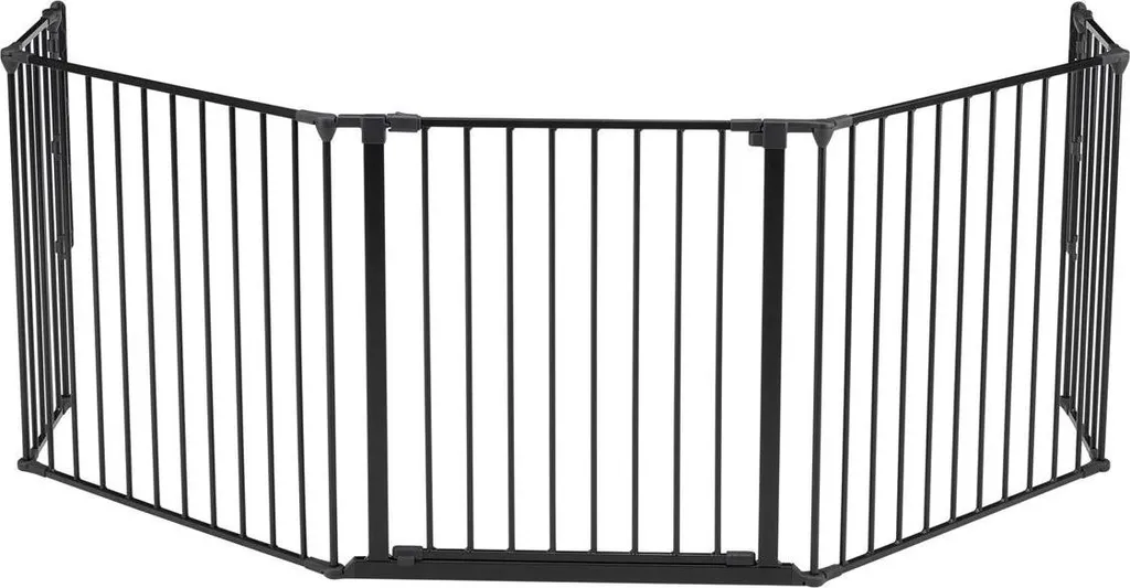 Barrière de Sécurité Modulaire BabyDan Olaf XX Noir - Pour Salon et Bébé