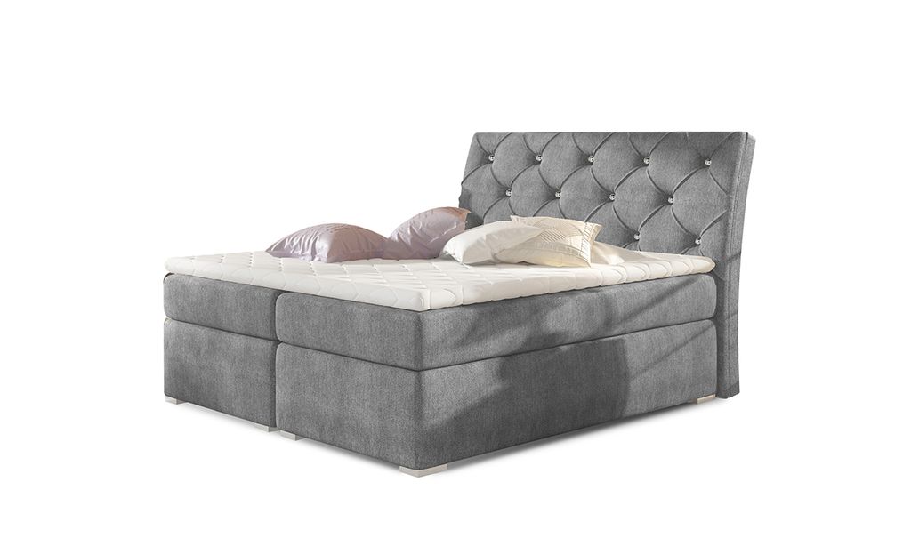 NABBI Gepolstert Doppelbett mit Stauraum Benet 160 - Produktbild 