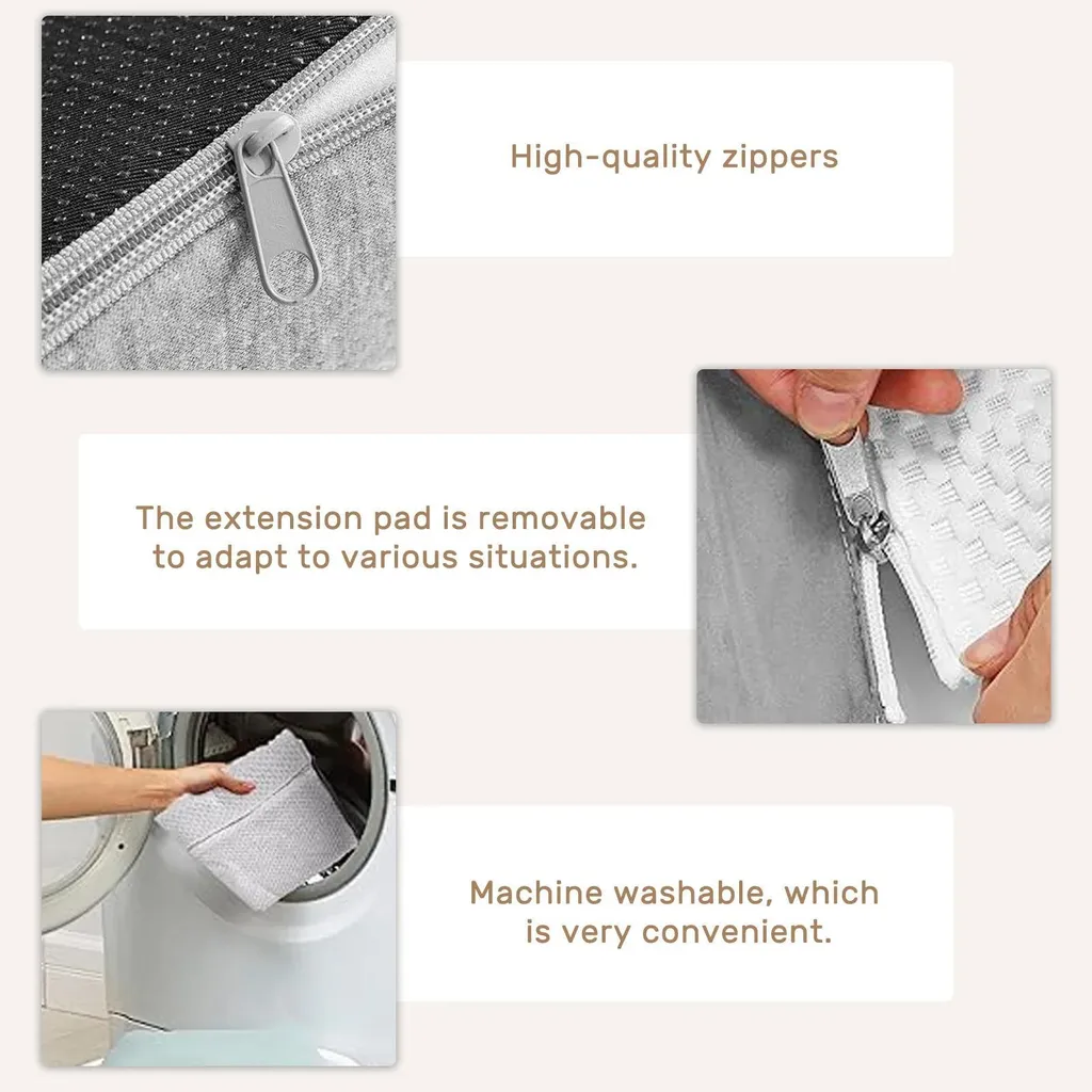 Barrière de lit de voyage gonflable grise - Protection nomade pliable - 5