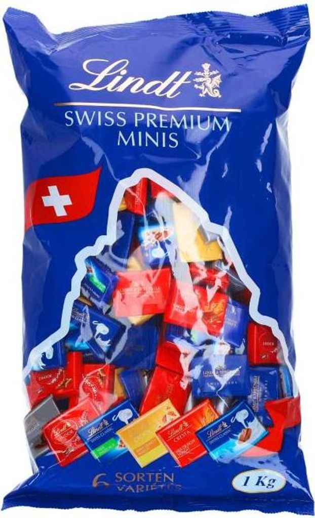 Lindt Napolitains, 1 kg, Sortiert, 566 kcal, 2361 kJ, 350 Produktbild 