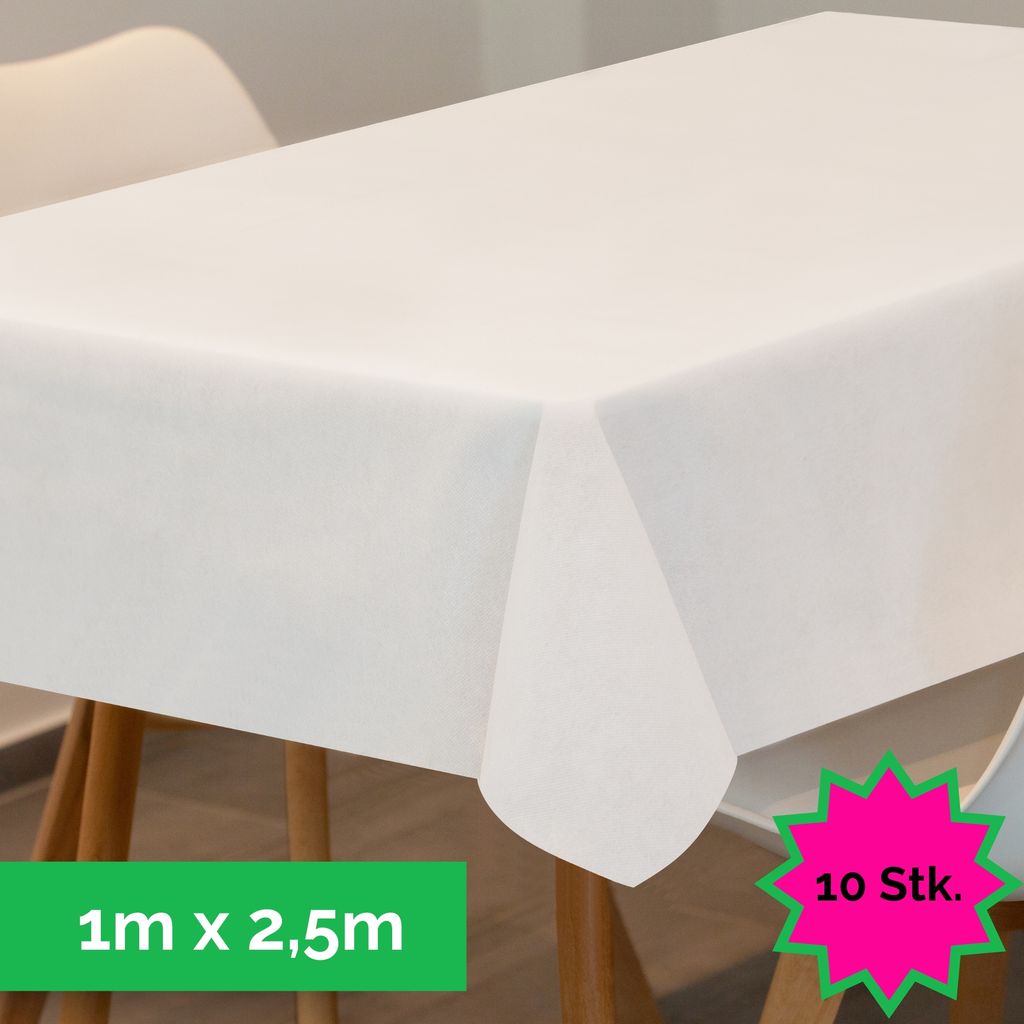 Sensalux Tischdecke, abwaschbar, Vorteilspack, 10 Stück, 1m Produktbild 