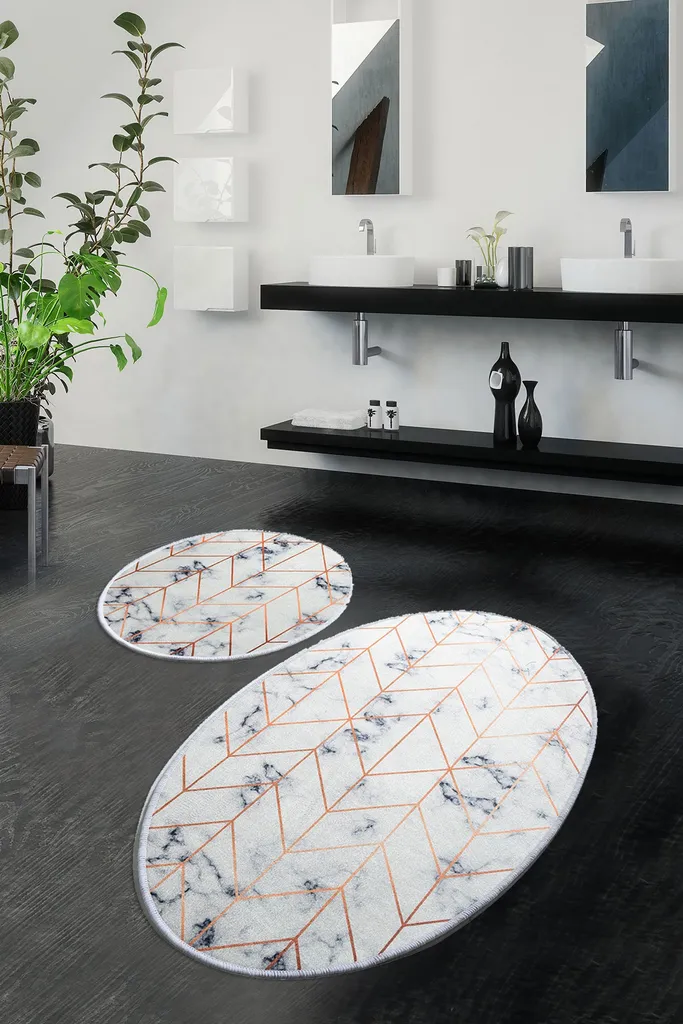 Mijolnir Morea CHL2354 Tappeto Bagno Colorato 700g/m² Micropoliammide
