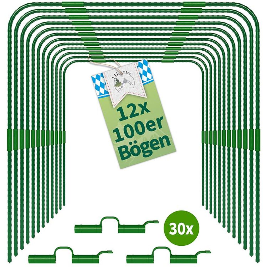 TTL GARDEN Vario 100 Tunnelbogen System 12er Set – Produktbild 