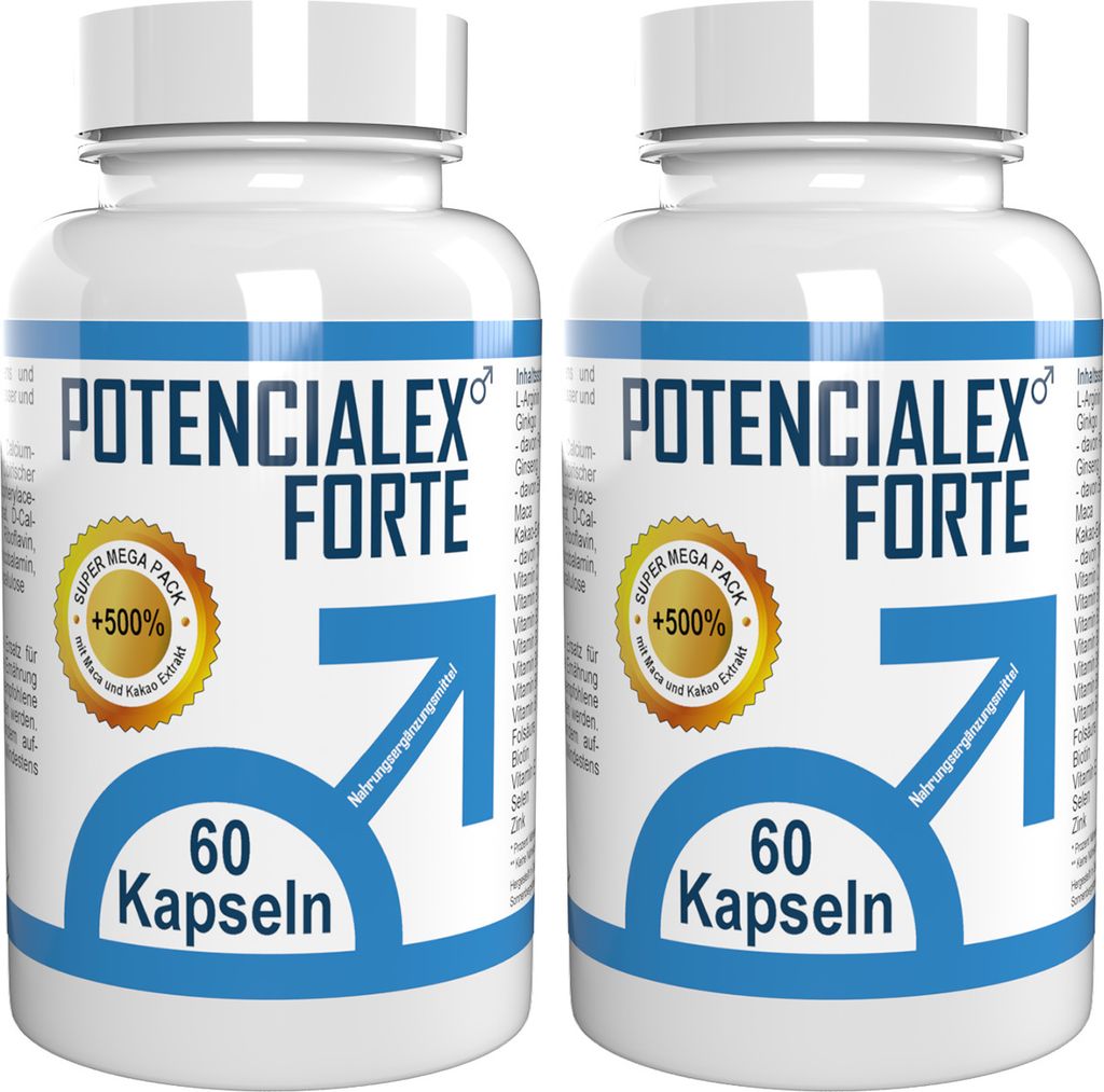 Potencialex Forte - 120 Capsule (2x 60 Capsule), Confezione Immagine del prodotto 