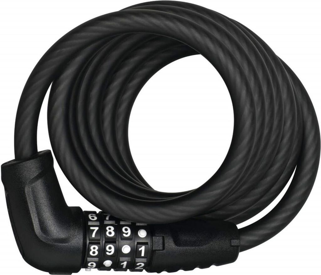 Cable-Antivol vélo à clé ABUS Numéro 5510C/180 cm, noir Image du produit 