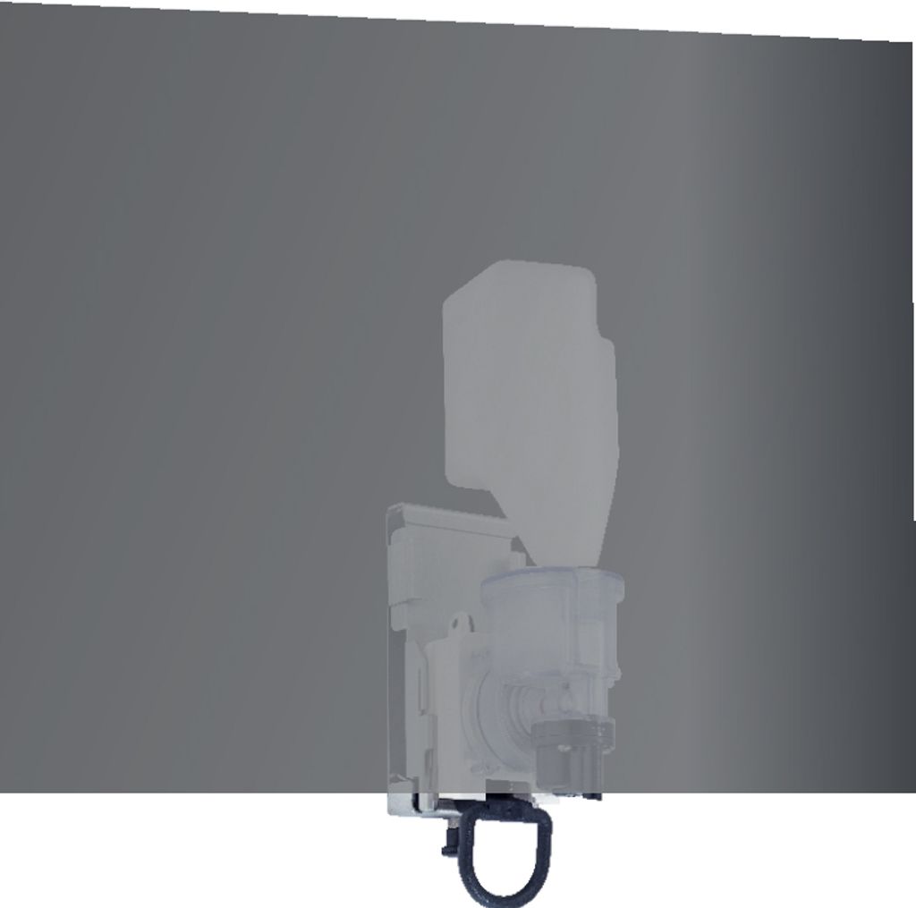 Wagner-EWAR Seifenschaumspender hinter Spiegel 400ml WP174-5 Edelstahl matt