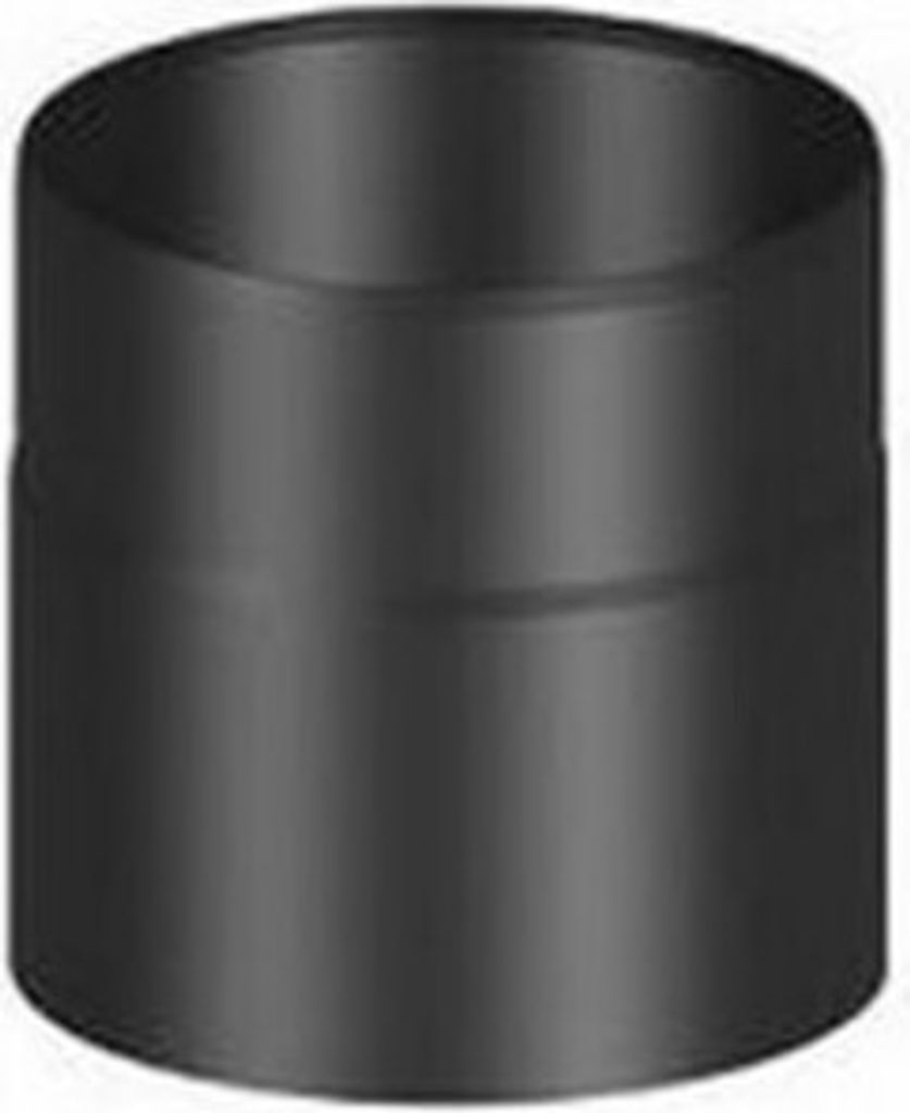 H&M Rauchrohr Ø 120 mm Länge 150mm Ofenrohr Kaminrohr Schwarz Senotherm lackiert
