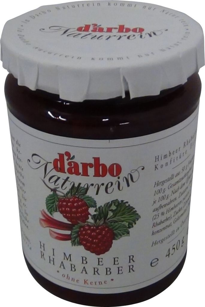 Darbo Himbeer Rhabarber Konfitüre Extra Naturrein ohne Produktbild 