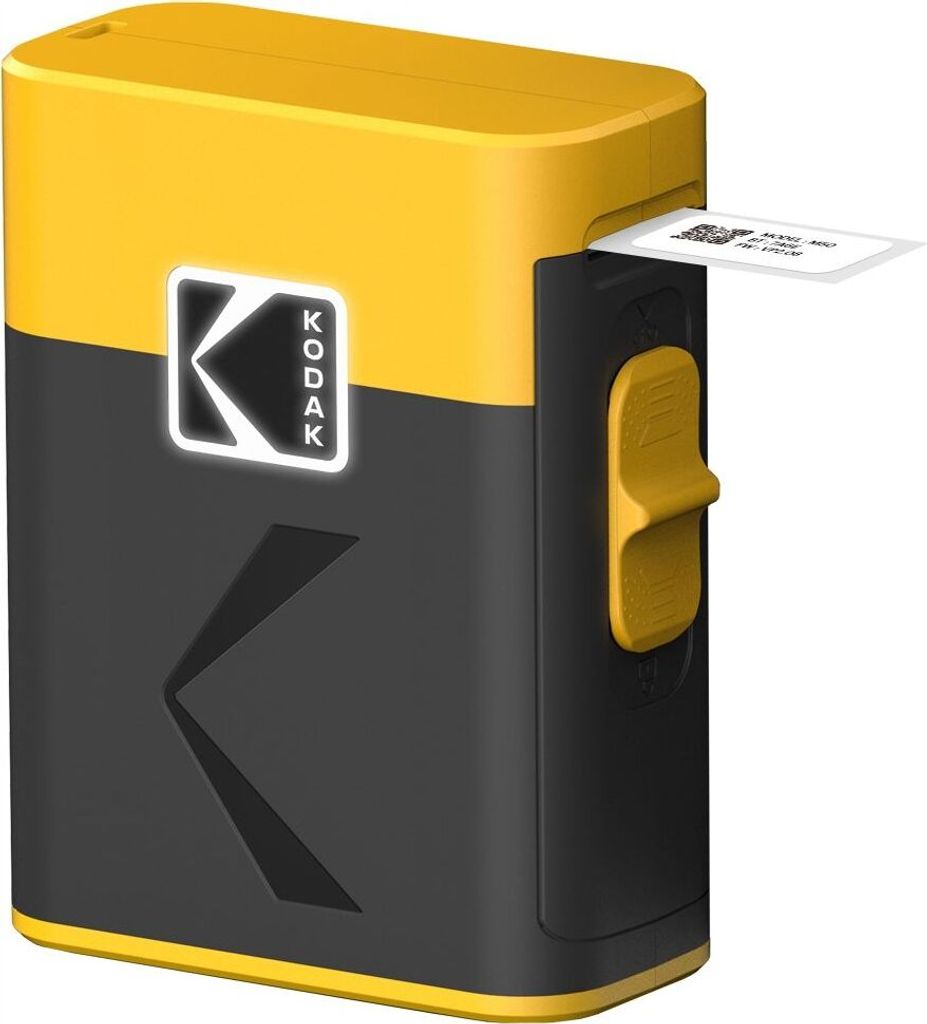 KODAK Label ERA Bluetooth-Drucker für Etiketten, Aufkleber, Grafiken, 14 mm + Kartusche, ERA Label, M50 Gelb