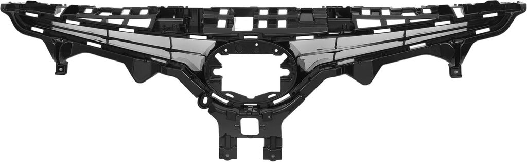 Front-Obere Motorhaube Stoßstange Kühlergrill Front-Obere Stoßstange Nieren Kühlergrill für Toyota Camry SE 2018-2020 1 Stück Schwarz