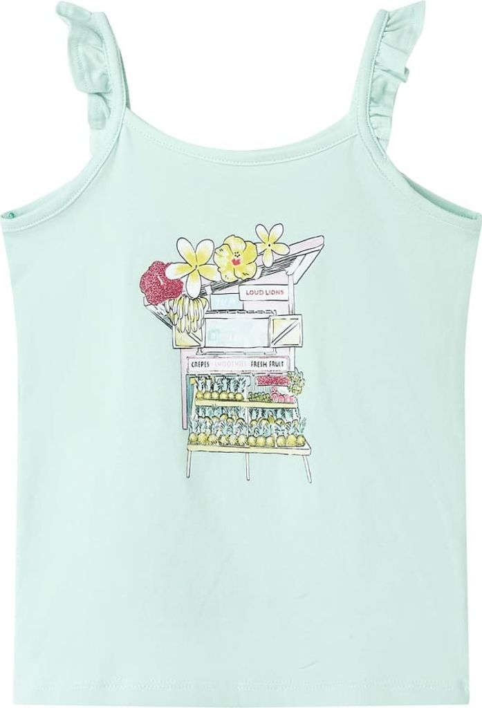 Kinder-Tanktop Helles Minzgrün 140