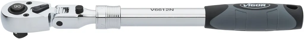 VIGOR V6612N Chiave a Cricchetto 1/2 Telescopica 490 mm